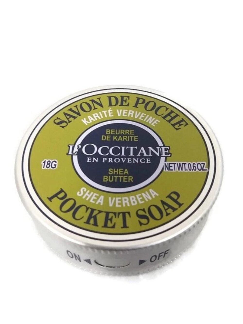 L'Occitane Limited Edition Shea Verbena Pocket Soap 18G NEW